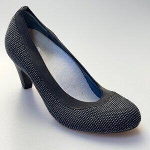 BETABRAND Women’s Shoes Late To The Gate Gray Pumps Gel Insole Heels Size 7M